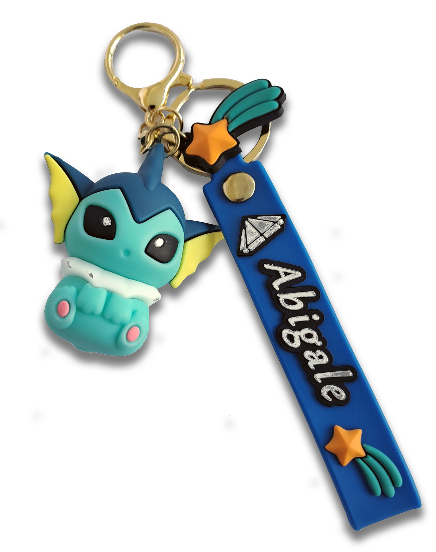 Pokémon bundle- pokeball, pikachu and vaporeon key chains