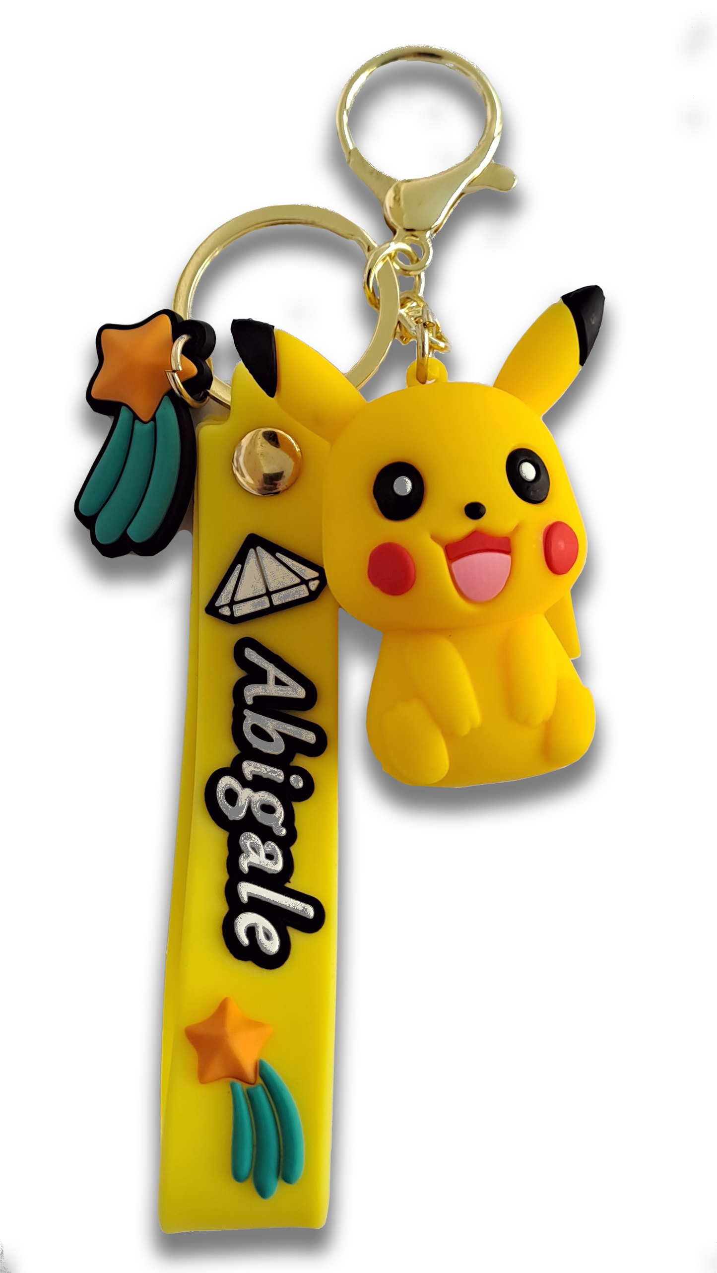 Pokémon bundle- pokeball, pikachu and vaporeon key chains