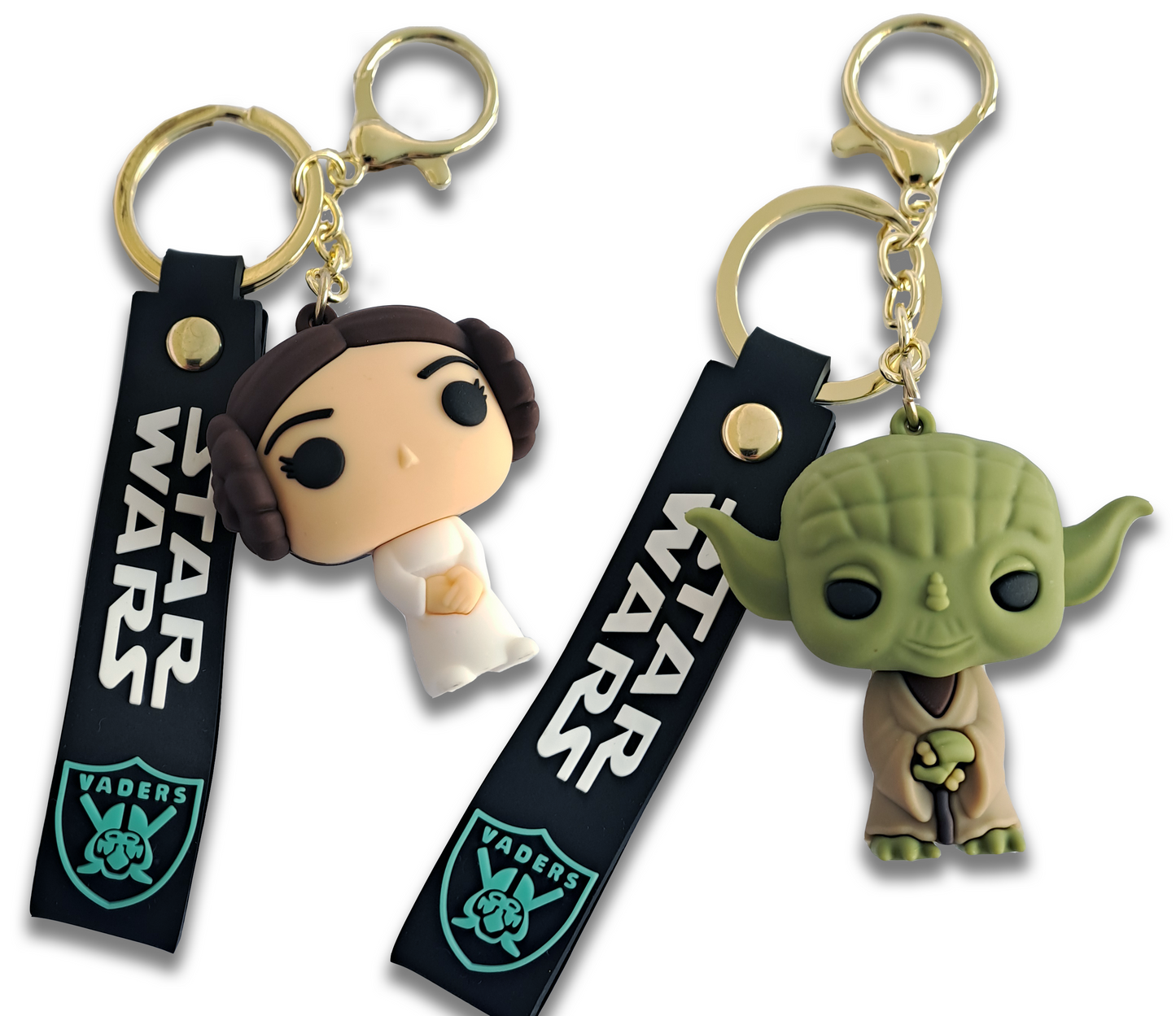 Star Wars keychains- Princess Leia and Yoda