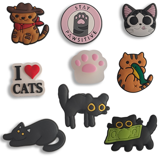 Cute Cats Jibbitz theme