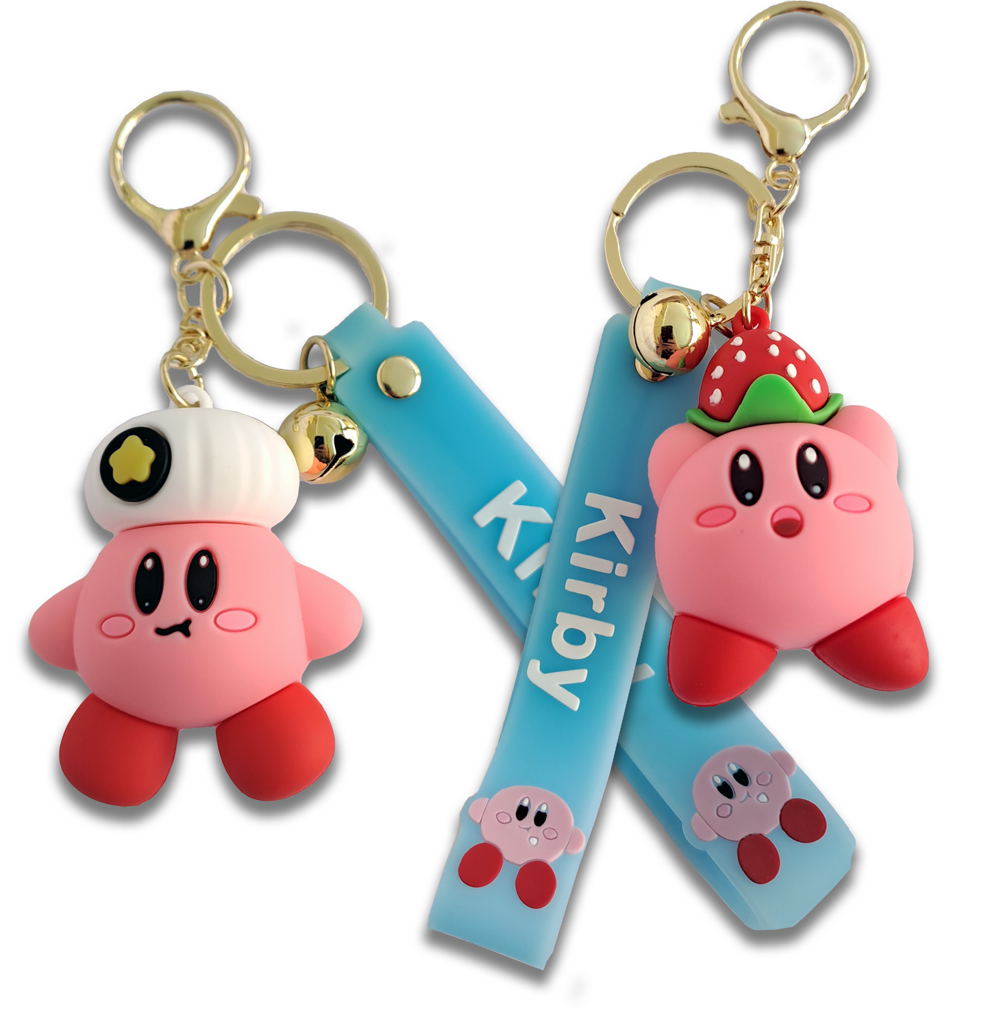 Kirby Strawberry Shortcake / Baker Key Chain