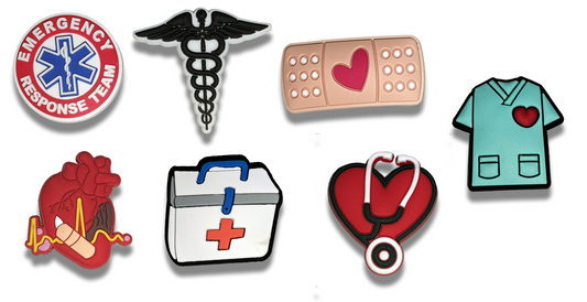 Medical Jibbitz - Nurse / Emergency response team / Stethoscope