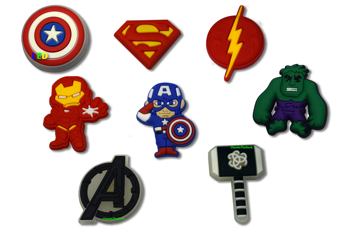 Superhero Jibbitz Bundle