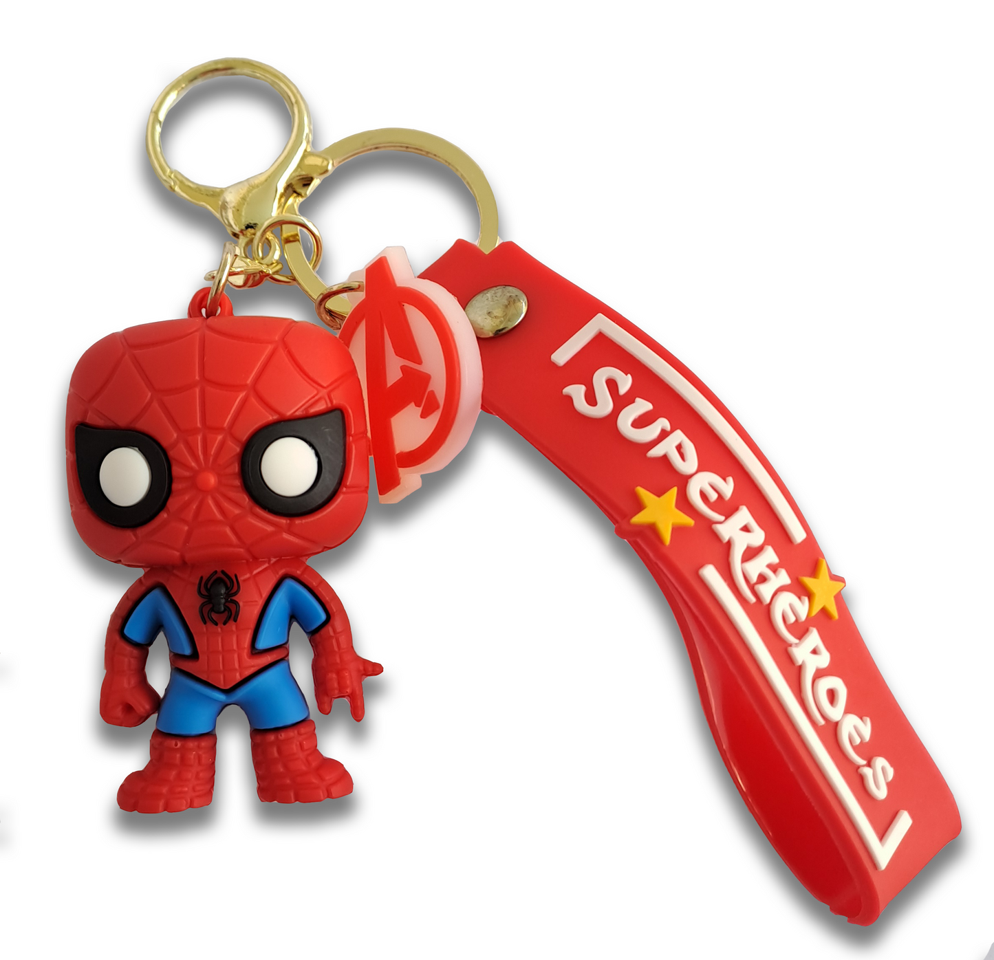 Spiderman and Black Panther Key Chains