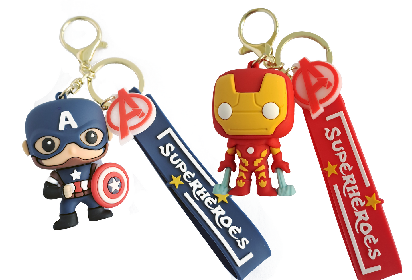 Super Heros Captian America / Ironman Key Chains